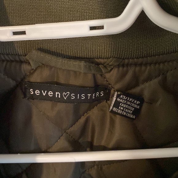 Olive Green Bomber Jacket - Picture 2 of 4